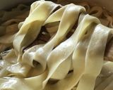 Domowy makaron Tagliatelle z prawdziwkami krok przepisu 2 zdjęcie
