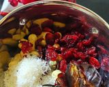 A picture of step 1 of Cashew Cranberry Bliss Rolls.