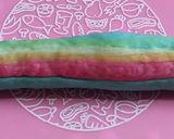 Foto langkah ke 3 dari resep Sandwich Rainbow Bagels.