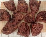 Foto langkah ke 25 dari resep Orange Peel Double Chocolate Sourdough Bread (Oven Tangkring).