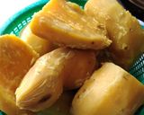 A picture of step 1 of Sweet potato bhajia#festivecontestnairobieast#authors marathon.