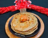 A picture of step 4 of Millets (Bajra Roti).