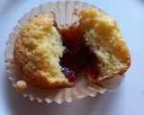 Pas rețetă Briose cu marmelada de căpșuni! 4 fotografie