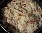 Foto del paso 4 de la receta: Arroz con bacon y tortilla
