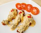 Foto langkah ke 6 dari resep Paha Ayam Saus Telur Asin.