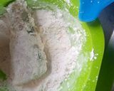 A picture of step 3 of Gangaria(crispy fried fish).