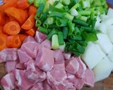 A picture of step 1 of Pork Stew.