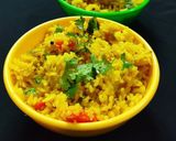 A picture of step 5 of Gobhi Pulav.