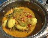 Foto langkah ke 4 dari resep Gulai jipang telur puyuh.