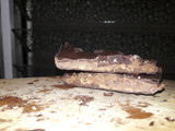Turrones por 4: coco, cereal, crema de maní con dulce de leche y con chocolate