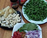 Foto langkah ke 1 dari resep Oseng Tempe Kacang Panjang.