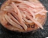 A picture of step 1 of Spaghetti and chicken strips.