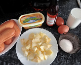 Foto del paso 1 de la receta: Flan de manzana y bizcochos