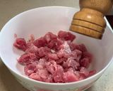 Foto del paso 1 de la receta Arroz con carne de cerdo en adobo