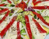Foto del paso 7 de la receta: 156. Ensalada de Aguacate, Mozzarella y Pimientos del Piquillo