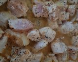 A picture of step 5 of My Spiced Chicken Stew, so nice to come in out the cold to 😀.