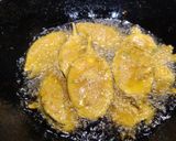 A picture of step 3 of Brinjal Pakora.