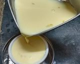 A picture of step 6 of Caramel Egg pudding.