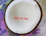 Hình bước làm 1 của món Bánh tráng dừa mạch nha