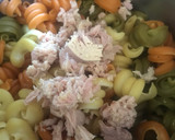 Foto del paso 11 de la receta: Maxi timbal de berenjena y pasta cocida con Dashi, atún y salmón