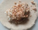A picture of step 3 of Paneer ka paratha.