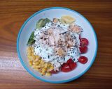 Foto del paso 3 de la receta: Ensalada tibia de salmón y palta