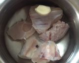 A picture of step 1 of Chicken Stock.