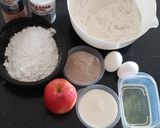 Foto langkah ke 1 dari resep Apple coffee latte cake.