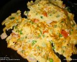 A picture of step 3 of Veggie bread omelet.