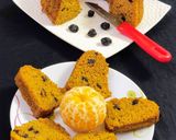 A picture of step 10 of Vegan Orange Blueberry Cake.