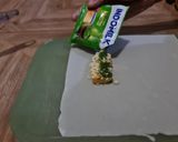 Foto langkah ke 2 dari resep Lumpia Pisang Lumer Matcha.