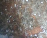 A picture of step 5 of Dal gosht with Zeera rice.