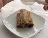 Foto langkah ke 6 dari resep Strawberry Chocolate French Toast Roll.