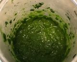 A picture of step 1 of Shrimp Risotto with Tuscan Kale Pesto.
