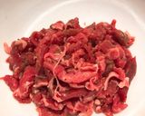 甜椒炒牛肉的食譜步驟1照片