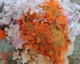A picture of step 4 of Gutthi vankaya.