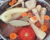 Lencseleves füstölt tarjával recept fázis 2 fotója