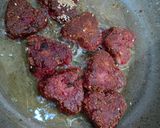A picture of step 9 of Beetroot Tikki.
