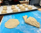 Édes mexikói kalács: concha recept fázis 4 fotója