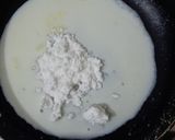 A picture of step 2 of Coconut Barfi.