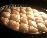 A picture of step 1 of Baklava with Honey and Nuts.