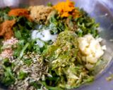 A picture of step 2 of Palak methi muthiya.