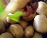 A picture of step 1 of Irish potatoes and veggies porridge 😋.