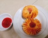 Hình bước làm 3 của món Khoai tây lồng đèn