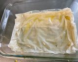 A picture of step 20 of Spanakopita with Spinach, Salmon, and Feta.