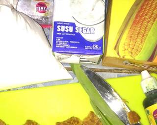 Cendol susu by adilly kitchen - Step 1