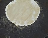 A picture of step 2 of Bajri - jowar bhakri.