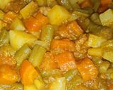 عکس مرحله 8 از دستور خوراک لوبیا سبز 🍲