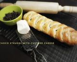 Foto langkah ke 3 dari resep Choco strudel with custard cheese.
