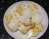 Gomba-borsó-tojás pörkölt recept lépés 1 foto